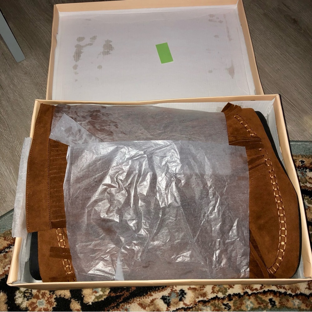 Yoki Fringe Boots Brown - Picture 7 of 10